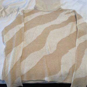Tan/beige turtleneck sweater